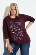 Sweatshirt met kerstmotief, strikjes, ronde hals, lange mouwen