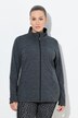 Funktions-Sweatjacke, Slim, Stehkragen, Langarm