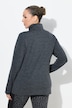 Funktions-Sweatjacke, Slim, Stehkragen, Langarm