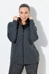 Funktions-Sweatjacke, Slim, Stehkragen, Langarm