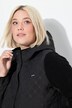 Fleece jas, stiksels, capuchon, drukknopen