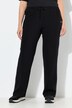 Pantalon de jogging large à taille élastique et élément réfléchissant, en tissu ottoman