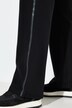 Pantalon de jogging large à taille élastique et élément réfléchissant, en tissu ottoman