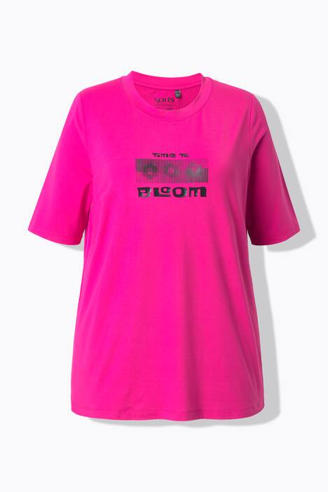 Funktionel, lang T-shirt, A-form, rund hals, korte ærmer, genbrugsmateriale