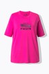 Lang functioneel shirt, A-lijn, ronde hals, korte mouwen, gerecycled