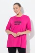 Lang functioneel shirt, A-lijn, ronde hals, korte mouwen, gerecycled