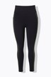 Sportlegging, neonkleurige naden, zakken, gerecycled