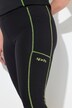 Sportlegging, neonkleurige naden, zakken, gerecycled