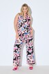 Combinaison sans manches en jersey. Motif floral