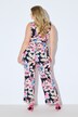 Combinaison sans manches en jersey. Motif floral