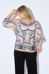 Blouse à bretelles. Épaules nues. Motif all-over