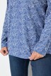 T-shirt, med tryk, klassisk snit, V-udskæring, lange ærmer
