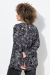 Blouse smockée ligne en A, motif papillons. Col rond et manches 3/4