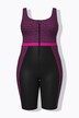 Costume da bagno senza coppe con gamba lunga e zip