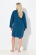 Abito loungewear in pile con collo alto e maniche lunghe