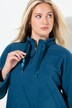 Abito loungewear in pile con collo alto e maniche lunghe