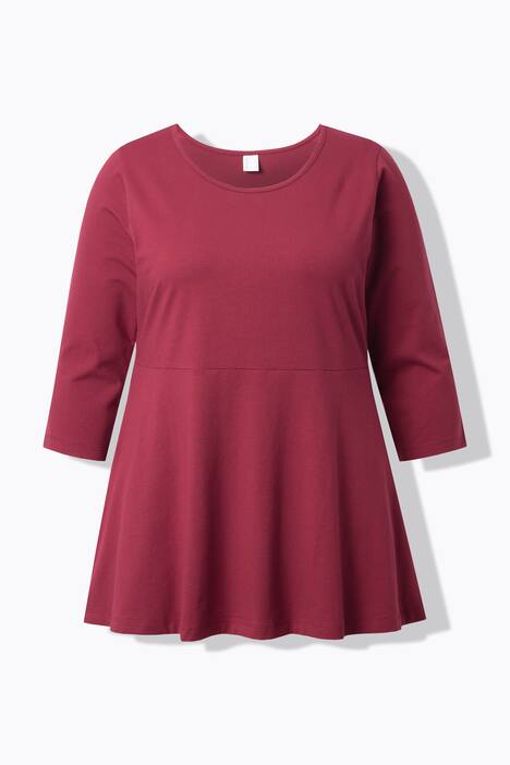 T-shirt, schootje, 3/4-mouw