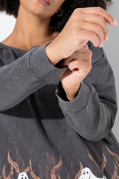 Sudadera, fantasmas de Halloween, manga larga