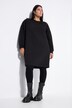 Teplákové mini šaty, oversize, leopardí prošívání