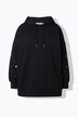 Sudadera con capucha, extra oversize, capucha, abalorios