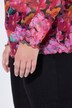 Mesh shirt, Slim Fit, luipaard, opstaande kraag, lange mouwen