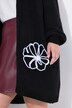 Cardigan long, coupe Straight Fit, fleurs brodées