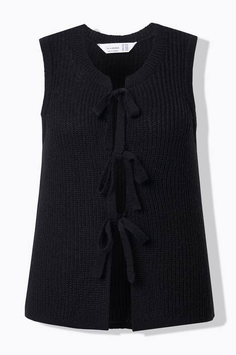 Gilet dal taglio dritto con fiocco