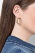Boucles d'oreille géométriques, pour oreilles percées
