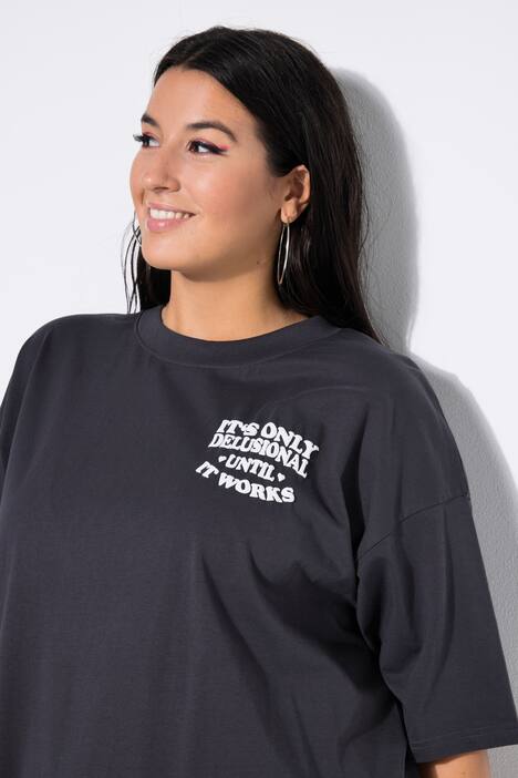 T-paita, oversized, tekstipainatus