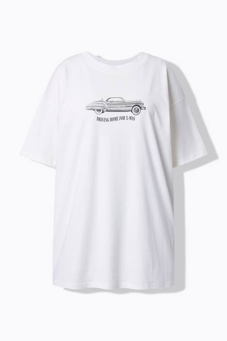 T-paita, oversized, X-Mas Youngtimer