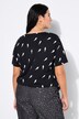 Camiseta, amplia, con estampado de rayos