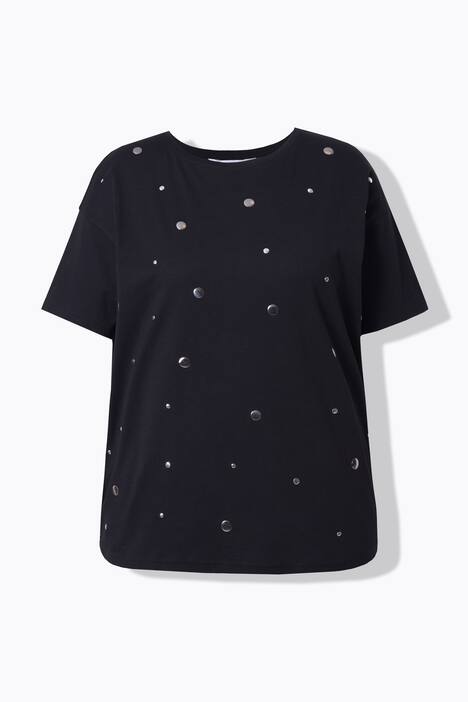 T-shirt, oversized shape, spiegel-applicatie