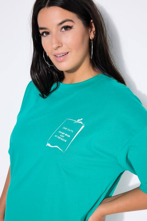 T-paita, oversized, Wishlist-painatus