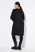 Robe en maille côtelée scintillante, coupe Slim Shape