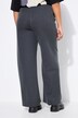 Pantalon à fines rayures, petites pierres scintillantes, coupe Wide Legs et taille haute