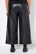 Jupe-culotte en simili, coupe Wide Legs et rivets fantaisie