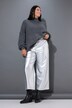Jupe-culotte en simili argenté, coupe Wide Legs