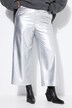 Jupe-culotte en simili argenté, coupe Wide Legs