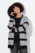 Cardigan, oversized, striber