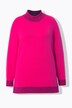Contrast Wool Touch Turtleneck Sweater