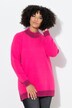 Contrast Wool Touch Turtleneck Sweater