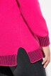 Contrast Wool Touch Turtleneck Sweater