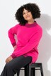 Contrast Wool Touch Turtleneck Sweater