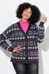 Vest, oversized, doodshoofden, lange ballonmouw