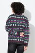 Vest, oversized, doodshoofden, lange ballonmouw