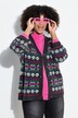 Vest, oversized, doodshoofden, lange ballonmouw