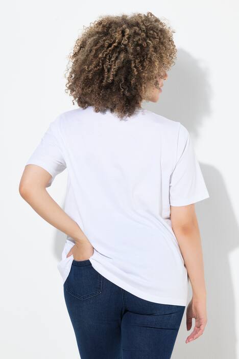 T-Shirt, V-Ausschnitt, Regular, Halbarm