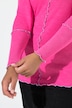 Maglia basic dal taglio aderente in maglia con cuciture colorate a onde