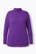 Maglia basic dal taglio aderente in maglia con cuciture colorate a onde