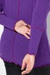 Maglia basic dal taglio aderente in maglia con cuciture colorate a onde